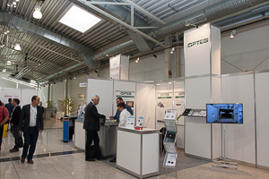 OPTEG-Messestand auf der all about automation 2016