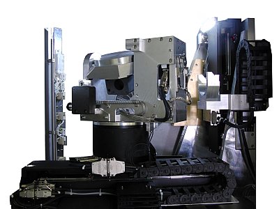 Axis system of an OMF system for ion beam etching